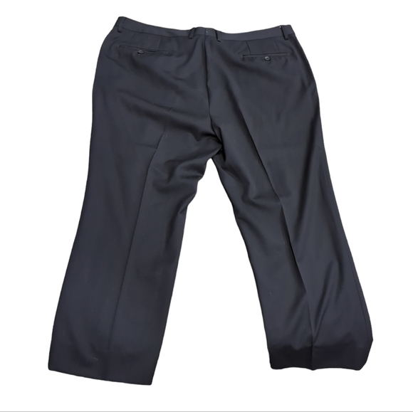 💥50% sale💥Bartorelli Napoli black wool dress slacks short sz58 #b769 - Picture 5 of 7